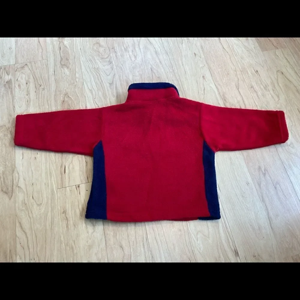Carter’s Watch the Wear red fleece Quarterzip